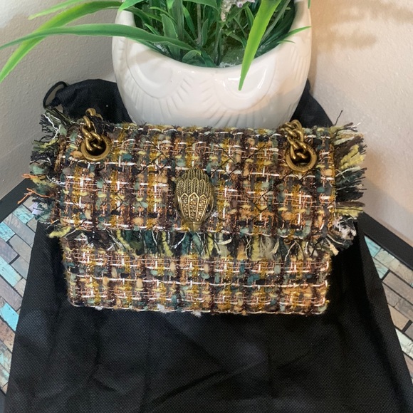 Kurt Geiger London Mini Kensington x Tweed Crossbody Bag - Picture 3 of 17